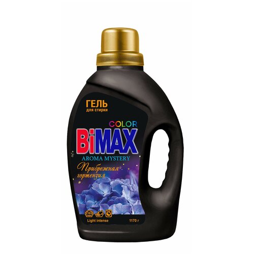 Гель для стирки BiMAX Color Aroma Mystery Прибрежная гортензия 1170 г.