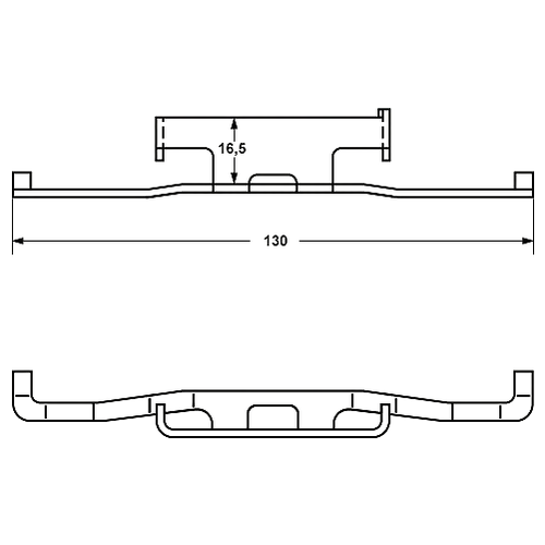 Пружины Торм. Суппорта Bmw 3 E30 82-94/E28 81-87/E24 78-90/E23 77-86 Ate арт. 11-8116-0015-1