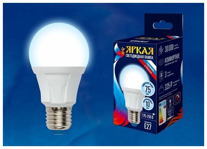 Лампа светодиодная, форма «А» матовая (LED-A60-13W/DW/E27/FR/NR)