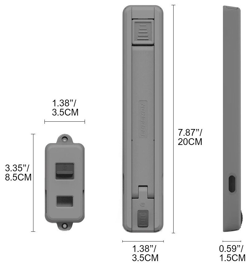 Блокиратор-замок для окон на липучке, ограничитель оконный для детей ...