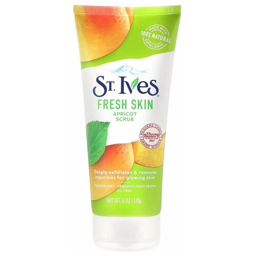 St. Ives Fresh Skin Абрикосовый скраб для лица, 170 гр (Пилинг | Скрабы | Крем)