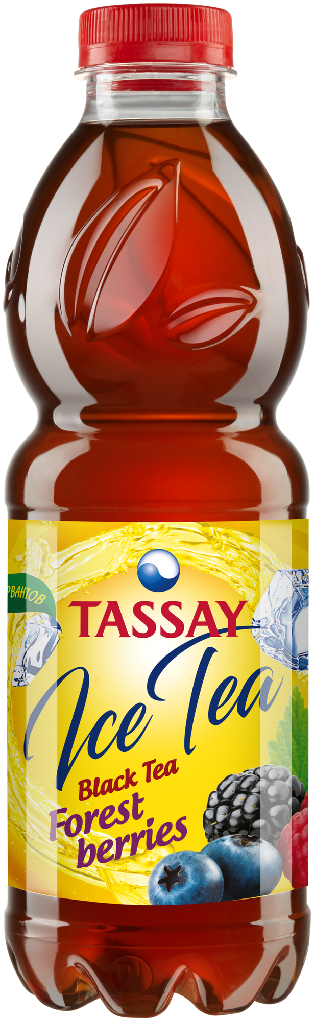 Черный чай Tassay Ice Tea со вкусом лесных ягод 1,0л - фотография № 1