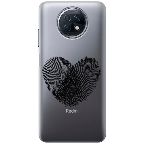 Силиконовый чехол с принтом Lovely Fingerprints для Xiaomi Redmi Note 9T / Сяоми Редми Ноут 9Т силиконовый чехол с принтом lovely fingerprints для xiaomi redmi 7a сяоми редми 7а