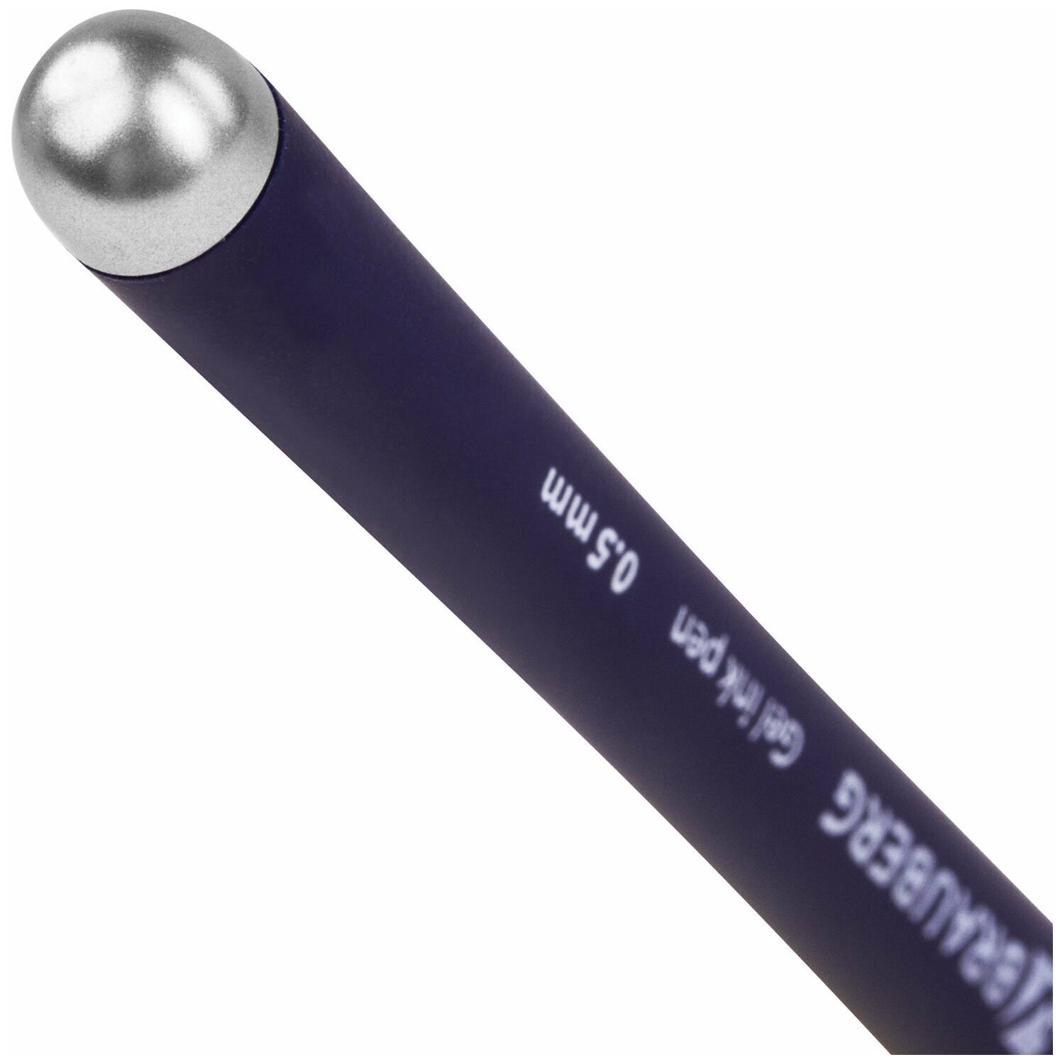 Ручка гелевая Brauberg Number One с грипом синяя пишущий узел 0.5мм линия 0.35мм - фото №18