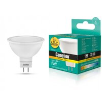 Лампа светодиодная LED7 JCDR/830/GU5.3 7Вт 3000К тепл. бел. GU5.3 460лм 220-240В Camelion 11656