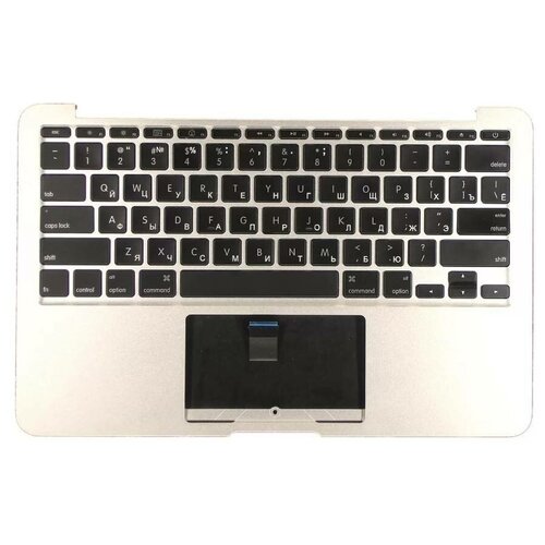 Клавиатура keyboard для ноутбука Apple MacBook A1370 2010 черная без подсветки плоский Enter топ-панель 7329₽