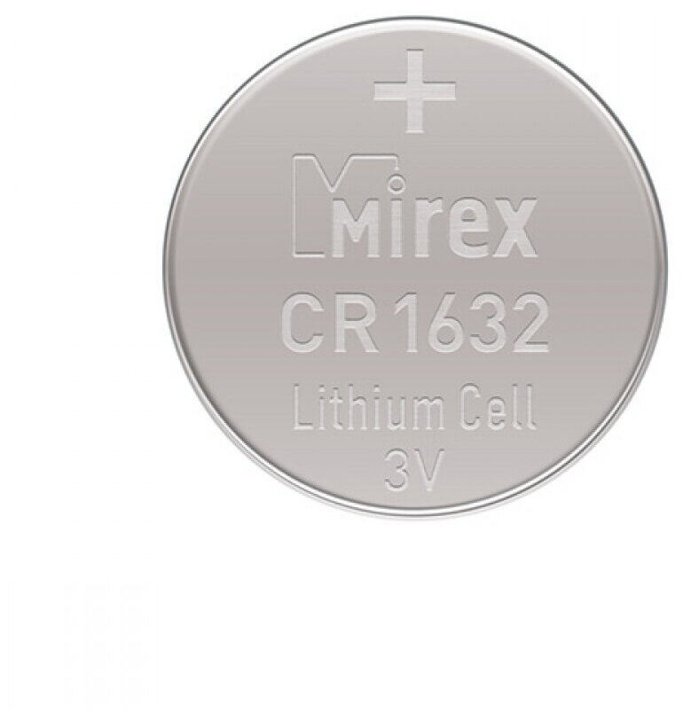 Батарейки литиевая Mirex CR1632 3V 4 шт , ecopack