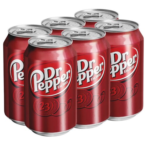 Газированный напиток Dr Pepper Classic / Лимонад Доктор Пеппер Классик 330 мл 6 шт (Польша)