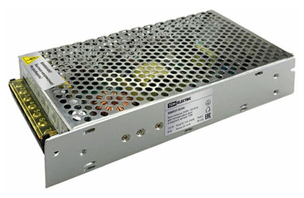 Блок питания 250Вт-12В-IP20 для светодиодных лент и модулей, металл TDM