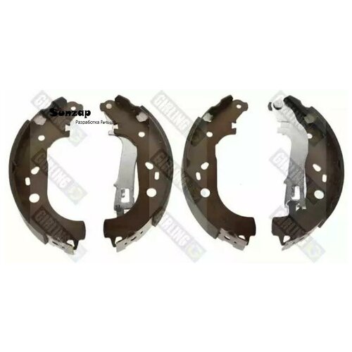 GIRLING 5187386 Колодки торм. бар. FIAT DOBLO 01-