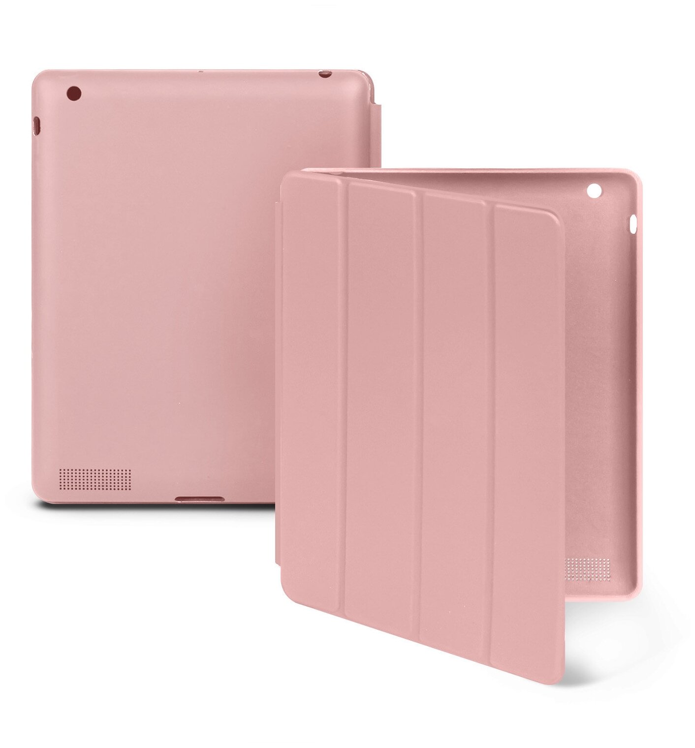 Чехол-книжка для iPad 2 / iPad 3 / iPad 4 Smart Сase, матово-розовый