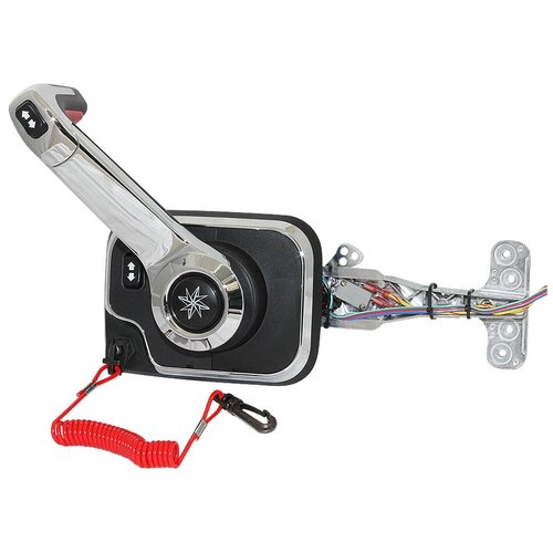 Пульт Д/У Xtreme, боковой монтаж, хромированный, чека безопасности, трим и тилт