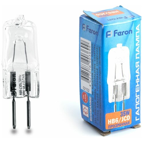 Feron Лампа галогенная, 35W 230V JCD/G5.3, HB6 2102