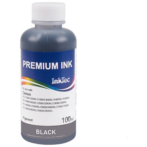 Чернила InkTec (C5000-100MB) для Canon PGI-1200/2400/2500/2700/2800/2900 100 мл (Pigment,black)