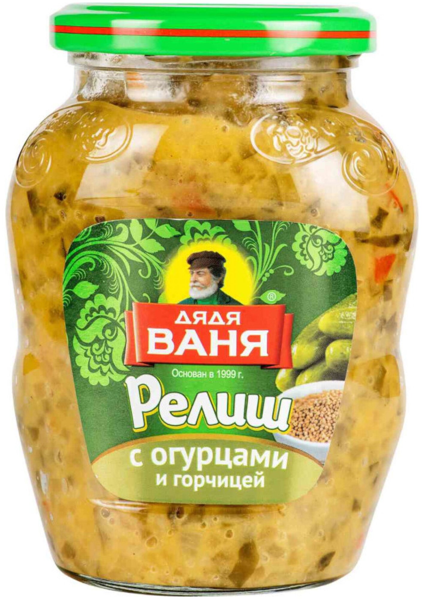 Релиш Дядя Ваня с огурцами и горчицей с/б 350г