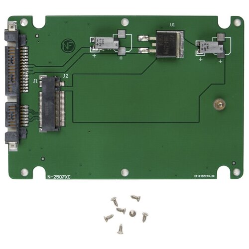 Переходник для SSD Lenovo X1 Carbon 20+6 PIN для установки в корпус 2.5 SATA3 / NFHK N-2507XC адаптер переходник для установки платы wi fi airport bluetooth 6 12 pin в слот mini pcie nfhk n 9432