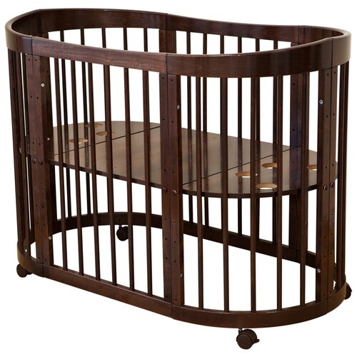 Кроватка  Красная Звезда Паулина С328 (трансформер), трансформер, шоколад