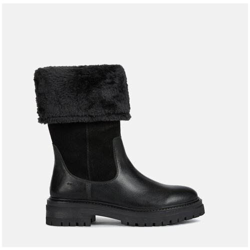 фото Ботинки geox для женщин d iridea цвет чёрный, размер 40