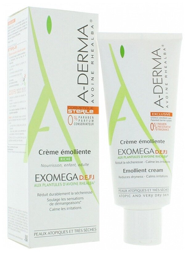 Смягчающий лосьон A-Derma Exomega D.E.F.I, 200 мл