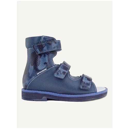 Обувь ортобум ортопедическая детская (ботинки летние) арт.71497-1 т.синий/милитари р.29