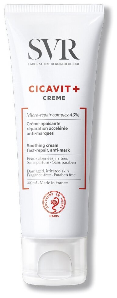 SVR Soothing Cream Успокаивающий крем, 40 мл.