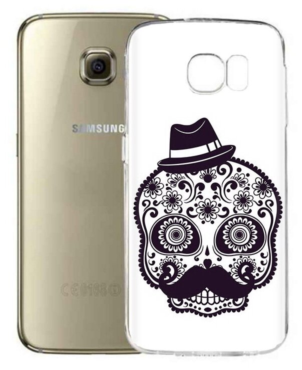 Чехол задняя-панель-накладка-бампер MyPads разрисованный скелет для Samsung Galaxy C5 Pro/Galaxy C5 2017 (SM-C5010) противоударный