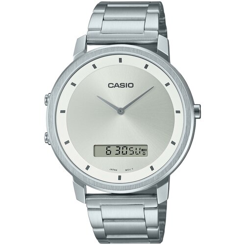 Наручные часы CASIO Collection MTP-B200D-7E, серебряный, черный наручные часы casio collection casio mtp b200d 7e серебряный черный