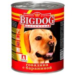 Консервы Зоогурман Big Dog Говядина с бараниной для собак (850 г, Говядина с бараниной) 9 шт. - изображение