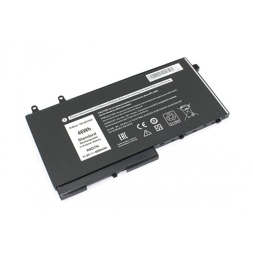 Аккумулятор для Dell Latitude 5400 E5400 5410 E5410 (R8D7N) 11.4V 4000mAh аккумулятор для dell latitude 5400 5500 precision 3540 3550 inspiron 7590 7591 r8d7n 51wh 4