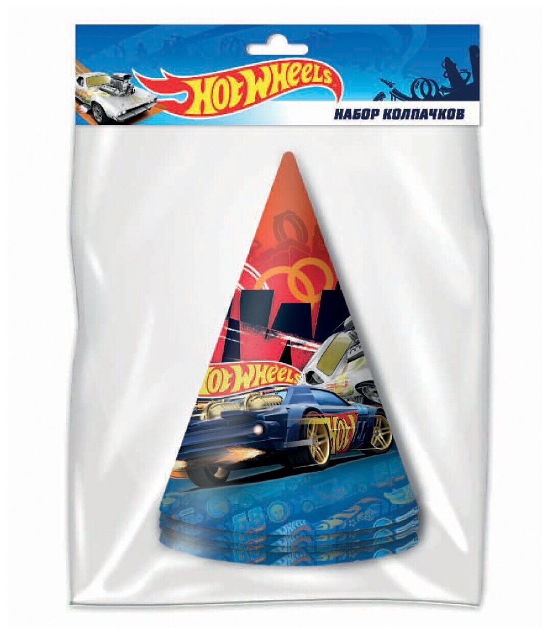 Блокнот с наклейками ND Play Hot Wheels, 6 шт, в пакете (292786)