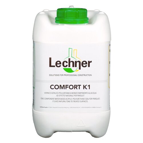 Паркетный лак Lechner Comfort 1K, (5.00л.) полуматовый