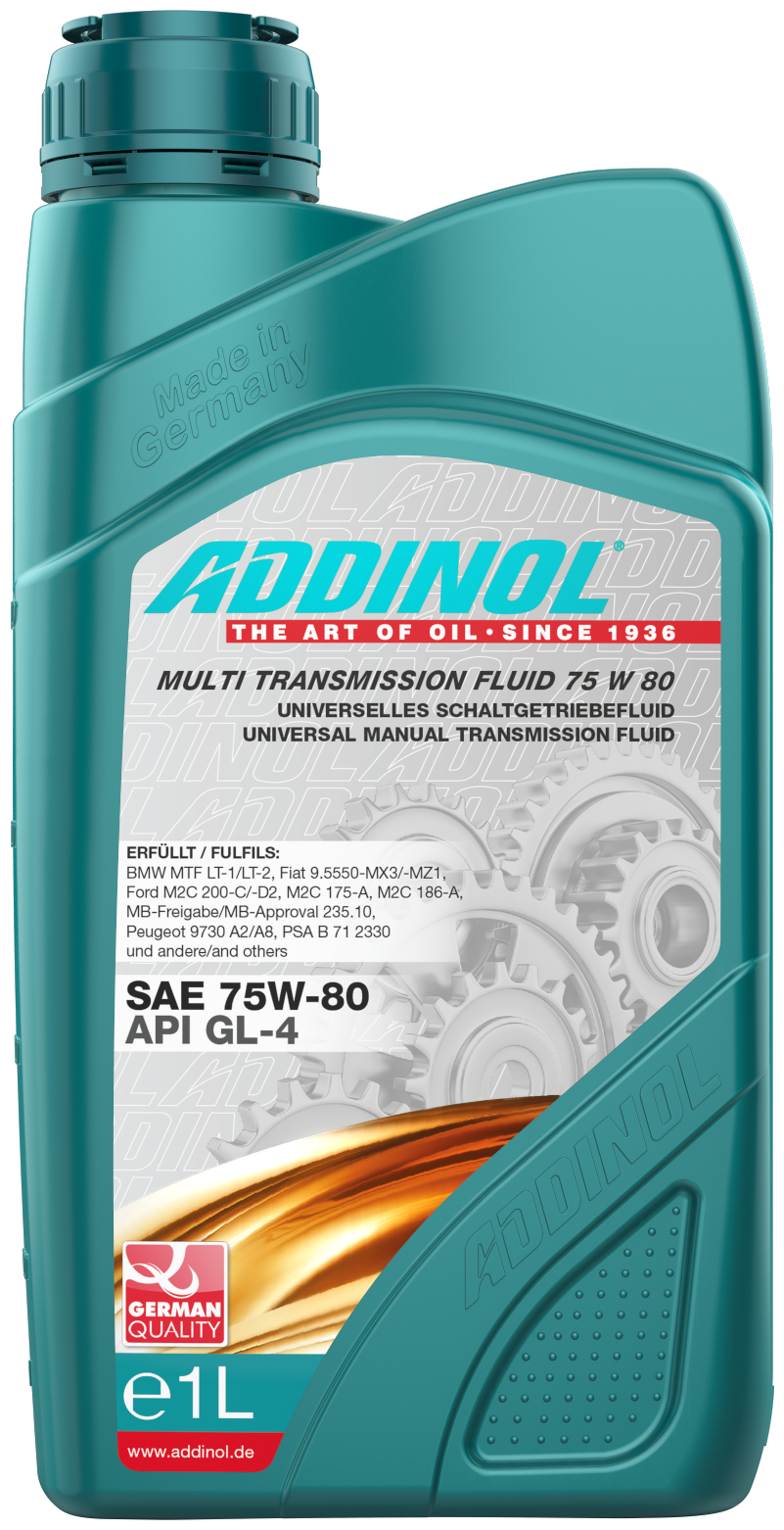 Масло трансмиссионное MULTI TRANSMISSION FLUID 75W 80 1Л 4014766072832