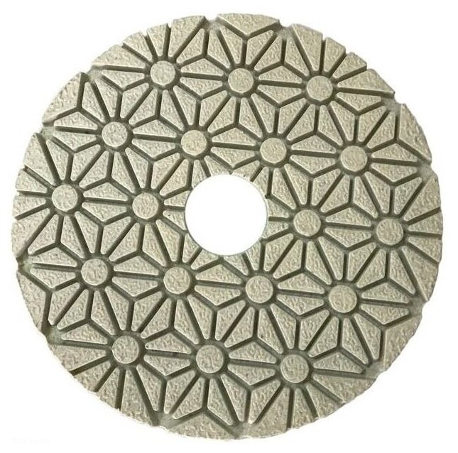 Алмазный гибкий шлифовальный круг Trio-Diamond "Черепашка" 100 мм, шаг 1, 500100