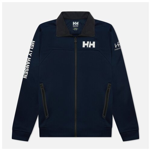 фото Мужская толстовка helly hansen hp sport fleece hoodie синий , размер m