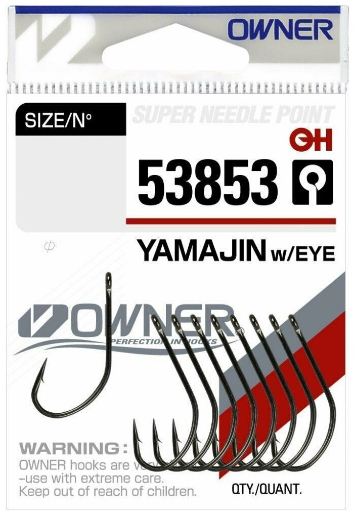 Крючок OWNER Yamajin w/eye BC 53853