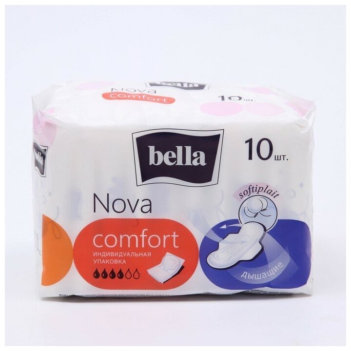 Bella Прокладки Classic Nova Comfort Soft, 10 шт, 6 уп.