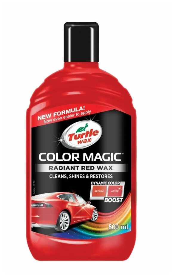 Полироль Color Magic Radiant Red Wax Красный (500 Мл) Turtle Wax 53240 Turtle Wax арт. 53240