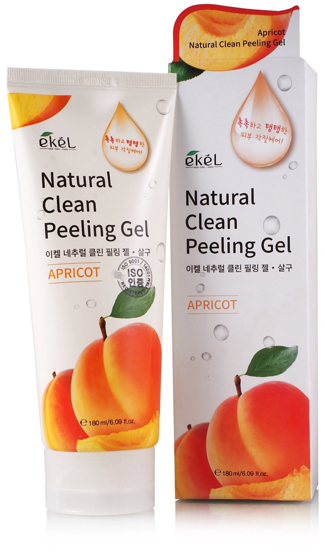 Пилинг-скатка с экстрактом абрикоса Natural clean peeling gel apricot Ekel/Екель 180мл EZEKIEL COSMETIC Co.,Ltd - фото №12