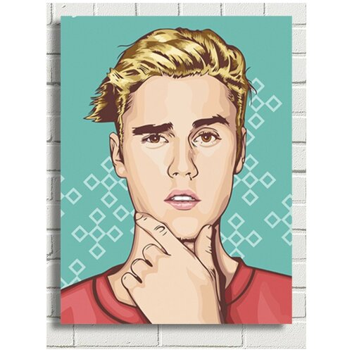 Картина по номерам музыка Джастин Бибер (Justin Bieber) - 8678 В 30x40