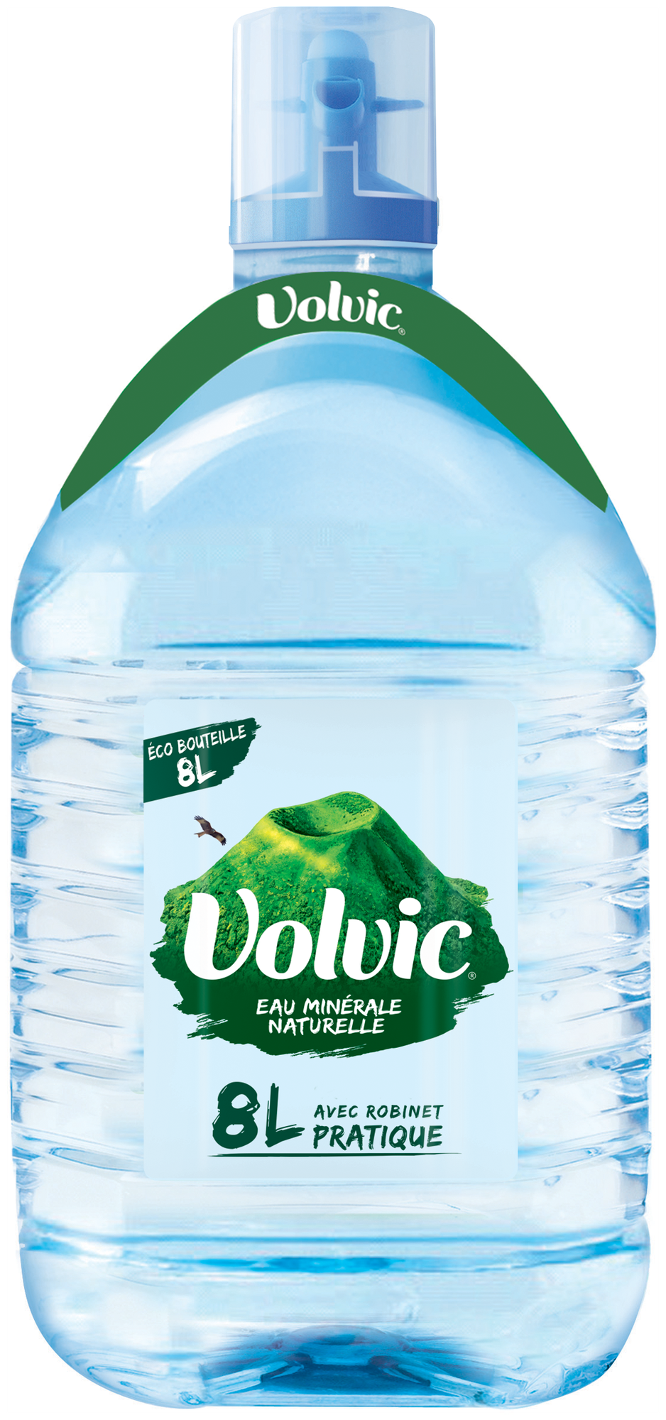Минеральная вода Volvic / Вольвик негазированная ПЭТ, с краном 8 л (1 штук)