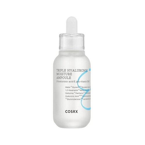 Cosrx Сыворотка для глубокого увлажнения кожи Hydrium triple hyaluronic moisture ampoule, 40мл