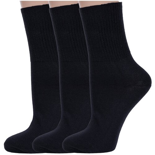 фото Женские носки брестский чулочный комбинат средние, вязаные, размер 25, черный