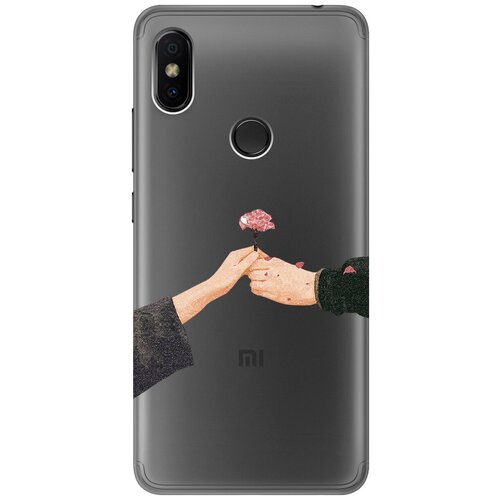 Силиконовый чехол с принтом Hands для Xiaomi Redmi S2 / Сяоми Редми С2 силиконовый чехол с принтом avo mom для xiaomi redmi s2 сяоми редми с2