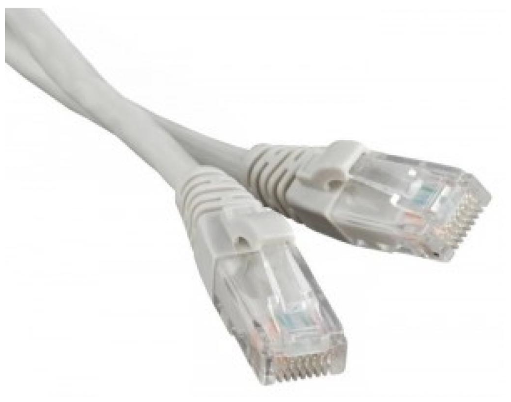 Патч-корд UTP, 2 m, литой, RJ45, Cat.5e, Atcom (AT4963) серый