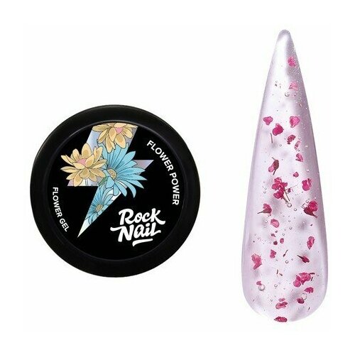 RockNail, Гель для наращивания RockNail Flower Power FG03 Dance On The Tulips 10мл