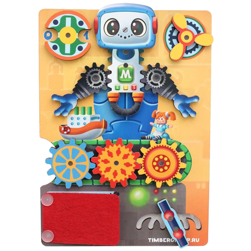 развивающая игрушка мастер игрушек цветофор разноцветный Развивающая игрушка Мастер игрушек Робот-мастер IG0732, разноцветный
