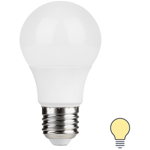 Лампа светодиодная Lexman E27 170-240 В 7 Вт груша матовая 600 лм теплый белый свет