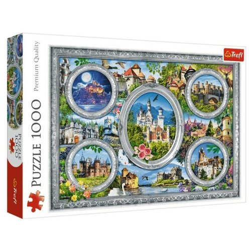 Пазлы 1000 деталей Замки мира puzzle символы мира 1000 деталей