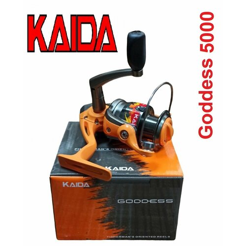 Катушка рыболовная Kaida GODDESS 5000 с передним фрикционом катушка kaida goddess 5000 передний фрикцион