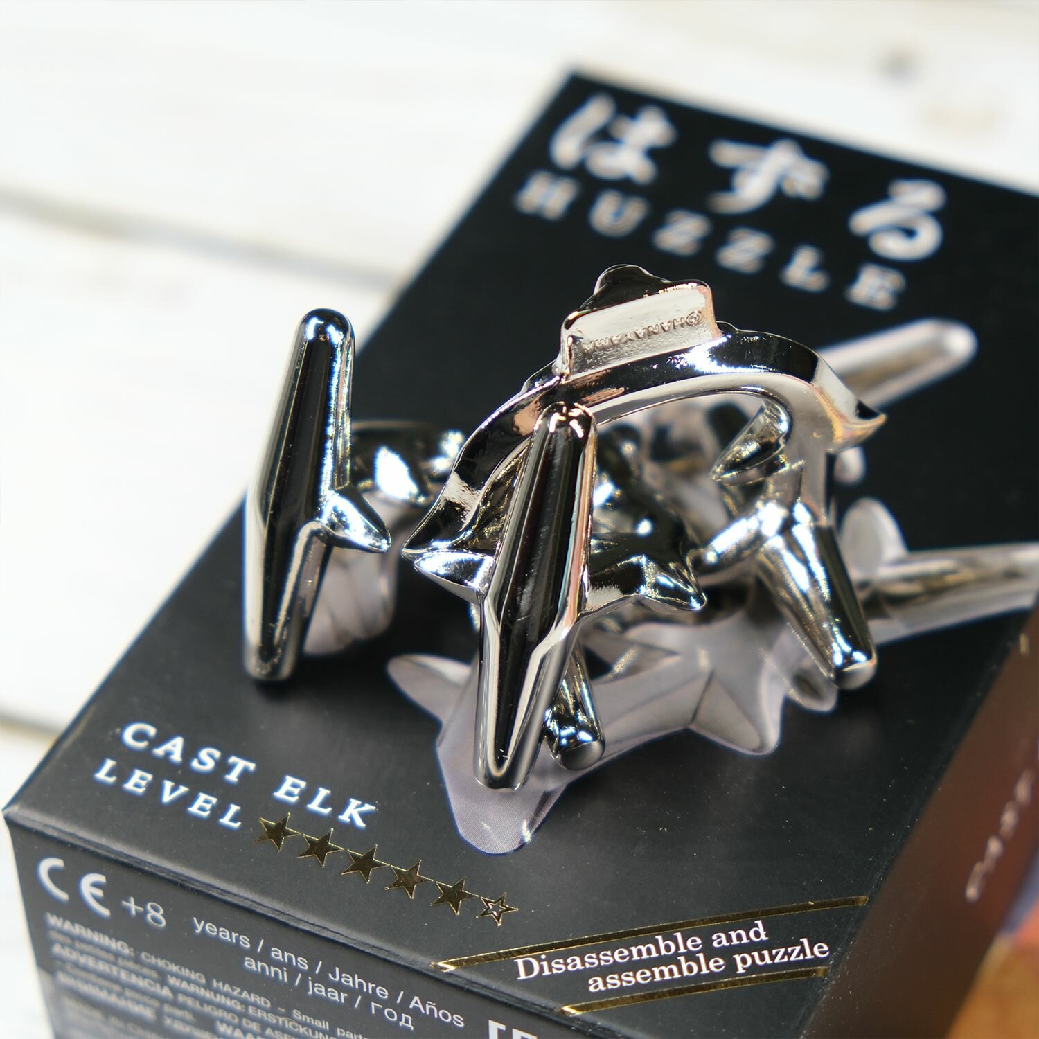 Головоломка Hanayama Huzzle Elk 5 ур. / Ханаяма Рога — фото 1